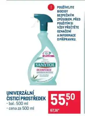 Makro Univerzální čisticí prostředek nabídka