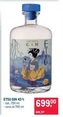 Makro ETSU GIN 43 % nabídka