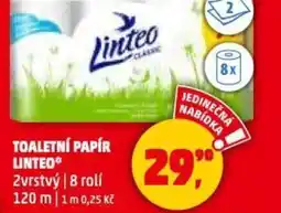 Penny Market Toaletní papír linteo nabídka