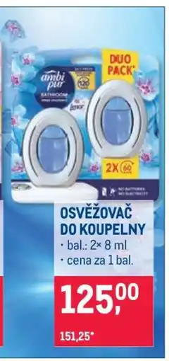Makro OSVĚŽOVAČ DO KOUPELNY nabídka
