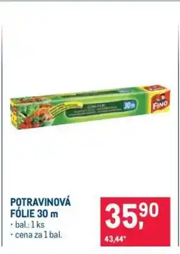 Makro Potravinová fólie 30 m nabídka