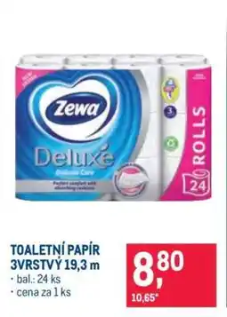 Makro TOALETNÍ PAPÍR 3VRSTVÝ 19,3 m nabídka