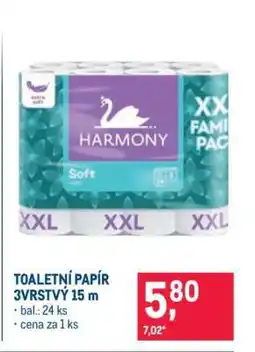 Makro TOALETNÍ PAPÍR 3VRSTVÝ 15 m nabídka