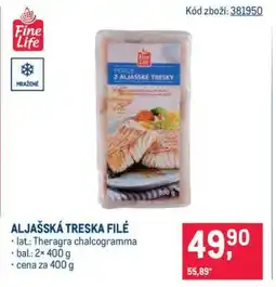 Makro Aljašská treska filé nabídka
