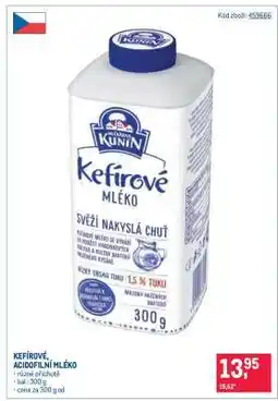 Makro Kefírové, Acidofilní mléko nabídka