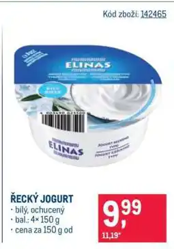 Makro Řecký jogurt nabídka