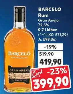 Kaufland BARCELO Rum Gran Anejo nabídka