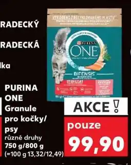 Kaufland PURINA ONE Granule pro kočky/psy nabídka