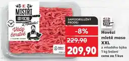 Kaufland Hovězí mleté maso XXL nabídka
