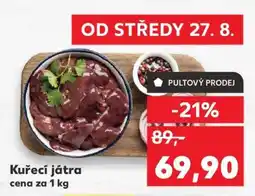 Kaufland Kuřecí játra nabídka