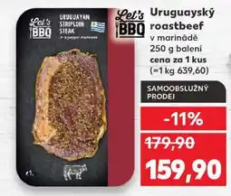 Kaufland Uruguayský roastbeef v marinádě nabídka