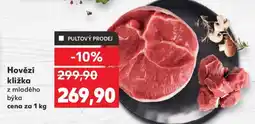 Kaufland Hovězí kližka z mladého býka nabídka