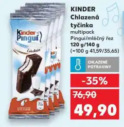 Kaufland KINDER Chlazená tyčinka multipack nabídka