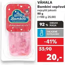 Kaufland VÁHALA Bambini vepřová nabídka