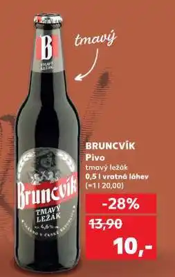 Kaufland BRUNCVÍK Pivo nabídka