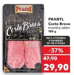 Kaufland PRANTL Costa Brava trvanlivý salám 100 g nabídka