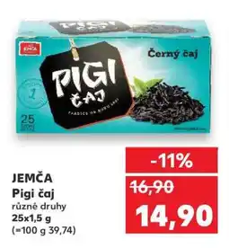 Kaufland Jemča Pigi čaj nabídka