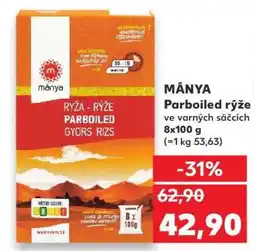 Kaufland MÁNYA Parboiled rýže nabídka