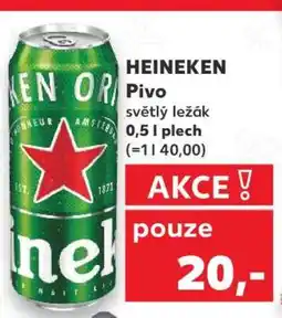 Kaufland HEINEKEN Pivo světlý ležák nabídka