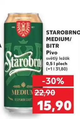 Kaufland Starobrno Medium , BITR nabídka