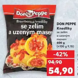 Kaufland DON PEPPE Knedlíky se zelím a uzeným masem nabídka