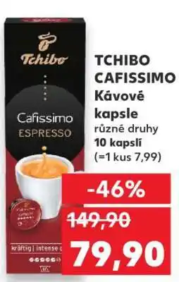 Kaufland Tchibo Cafissimo Kávové kapsle nabídka