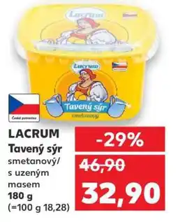 Kaufland LACRUM Tavený sýr smetanový/s uzeným masem nabídka