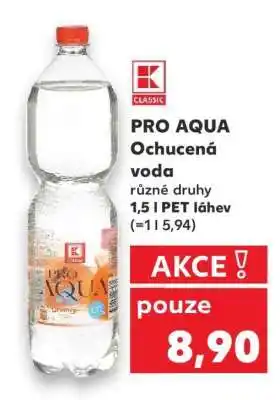 Kaufland PRO AQUA Ochucená voda nabídka