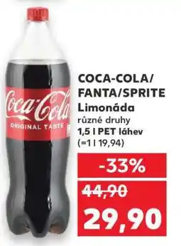 Kaufland Coca-Cola, Fanta, Sprite nabídka