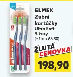 Kaufland ELMEX Zubní kartáčky Ultra Soft 3 kusy nabídka