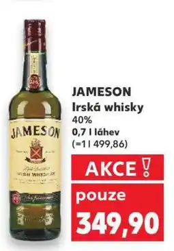 Kaufland Jameson irská whisky nabídka