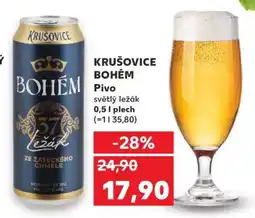 Kaufland Krušovice Bohém nabídka