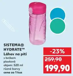 Kaufland Sistema HYDRATE Láhev na pití nabídka