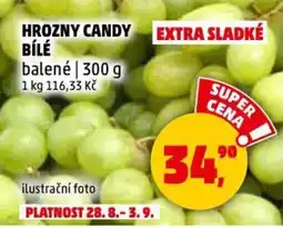 Penny Market Hrozny candy bílé nabídka