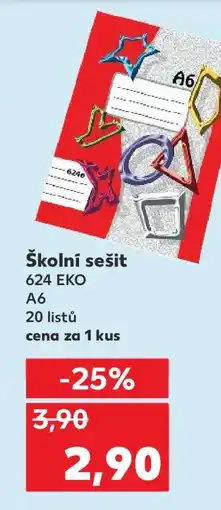 Kaufland Školní sešit nabídka
