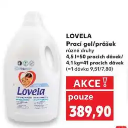Kaufland LOVELA Prací gel/prášek nabídka