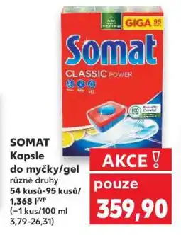 Kaufland SOMAT Kapsle do myčky/Gel nabídka