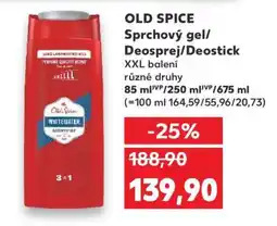 Kaufland OLD SPICE Sprchový gel/ Deosprej / Deostick nabídka