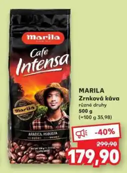 Kaufland Marila zrnková káva nabídka