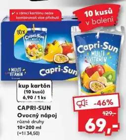 Kaufland CAPRI-SUN Ovocný nápoj nabídka