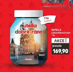 Kaufland NUTELLA Lískooříškový krém 1kg nabídka