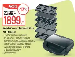 Globus Sendvičovač Sorento Plus 5151 90000 nabídka
