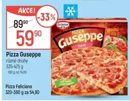 Globus Pizza Guseppe nabídka