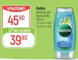 Globus Radox sprchový gel různé druhy 225 ml nabídka