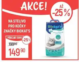 Globus Biokat's Kočičí stelivo nabídka
