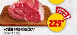 Penny Market Hovězí přední kližka nabídka