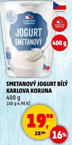 Penny Market Smetanový jogurt bílý karlova koruna nabídka