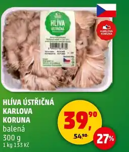 Penny Market Hlíva ústřičná karlova koruna nabídka