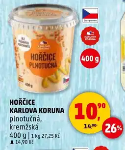 Penny Market Hořčice karlova koruna nabídka
