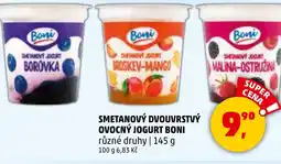 Penny Market Smetanový dvouvrstvý ovocný jogurt boni nabídka